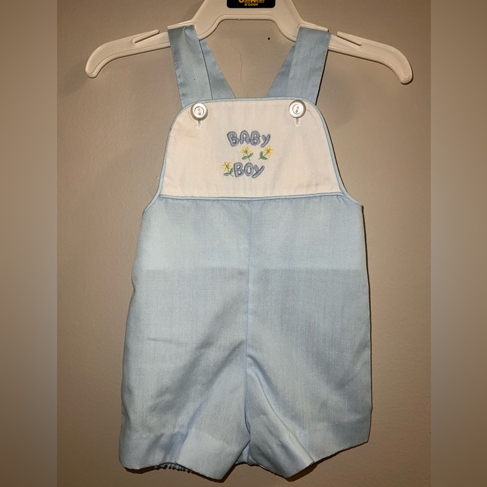 Vintage Toddle Tykes Baby Boy Blue Jumper